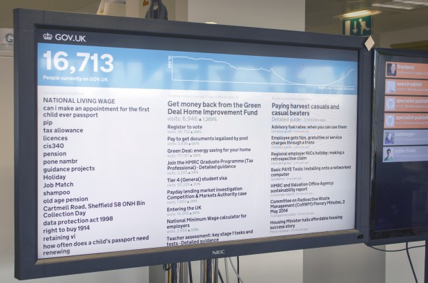 Live electronic dashboards display information throughout the organisation and beyond